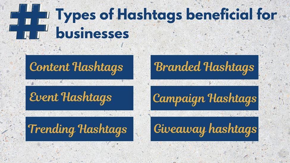 Hashtags beneficial for businesses